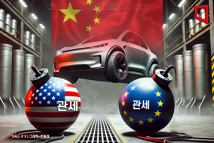 美 이은 EU '관세폭탄'에도 中 전기차 "끄떡없다"