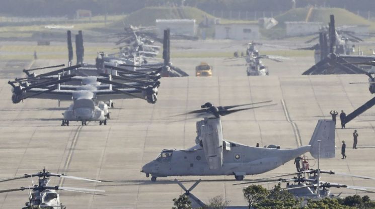 교도통신 "美, 日 오키나와 주둔 해병대 괌으로 재배치"
