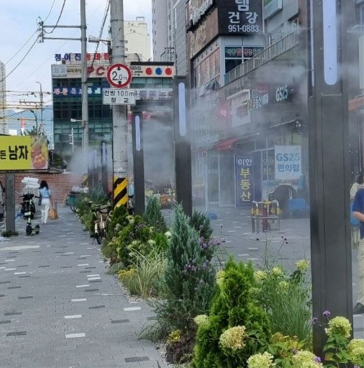 도봉구, 그늘막·쿨링포그 등 폭염저감시설 가동 올여름 무더위 잡는다