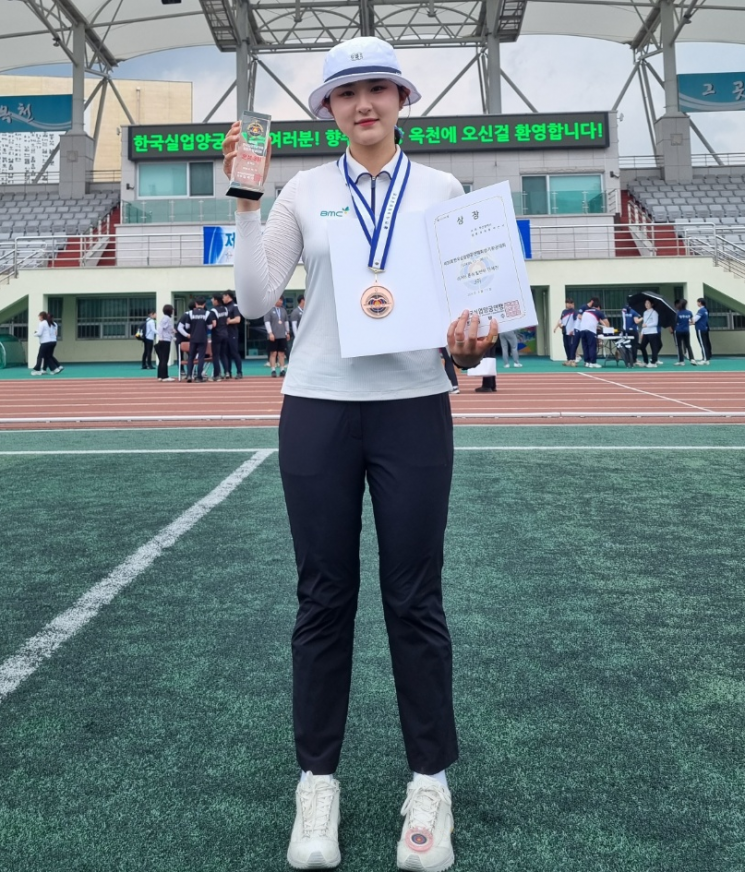 부산도시공사 여자 양궁팀 박은서, 부상딪고 값진 ‘동메달’ 