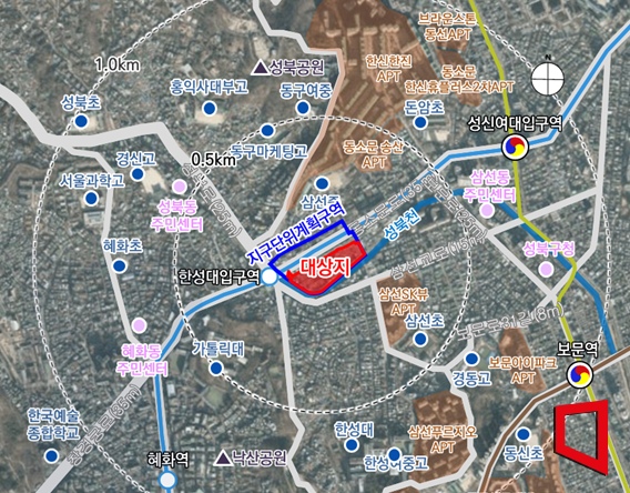 한성대입구역 인근에 최고 35층·615가구 아파트 건립