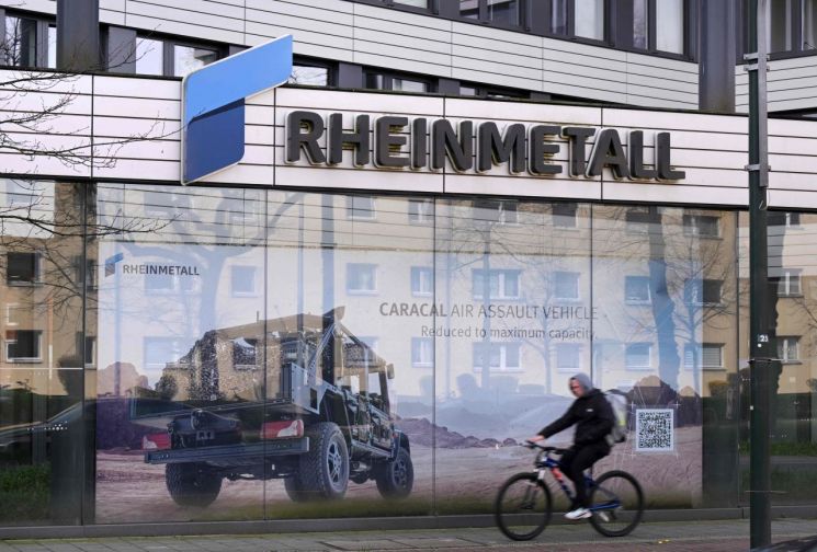 라인메탈, 독일군에 사상 최대 12조원 포탄 납품…"수백만발 추산"