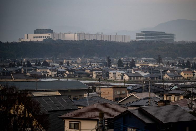 일본 구마모토현에 있는 TSMC 공장과 인근 주택가의 모습 [이미지출처=AFP연합뉴스]
