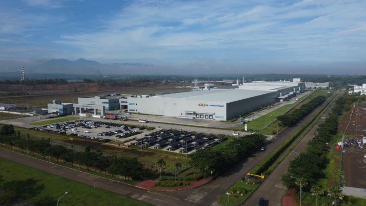 인도네시아 카라왕 신산업 단지에 있는 현대차그룹과 LG에너지솔루션의 배터리셀 합작생산법인 ‘HLI그린파워’ 전경[사진제공:HLI그린파워]