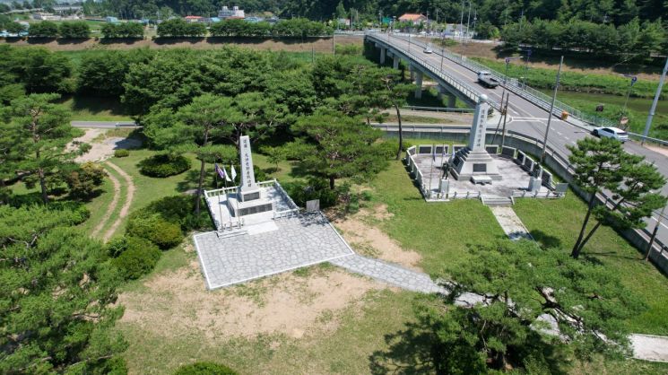 의령군 “국가유공자 배려” … 호국 무공수훈자 전공비 이전