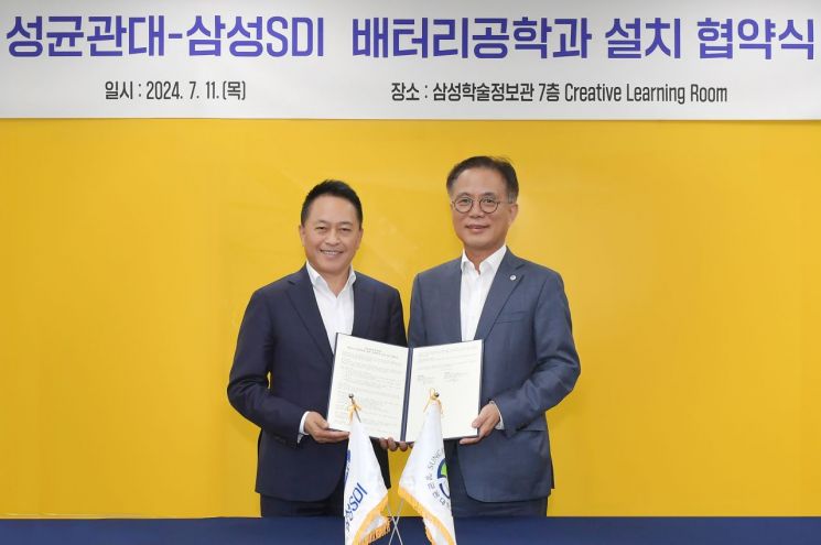Samsung SDI Collaborates with Sungkyunkwan University to Foster Battery Talent... Establishes 'Battery Engineering Department'