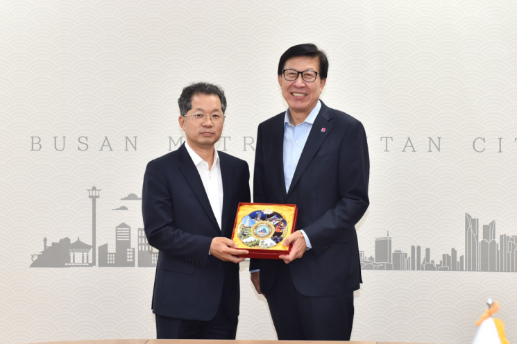 박형준 부산시장, 베트남 다낭시 당 서기 접견