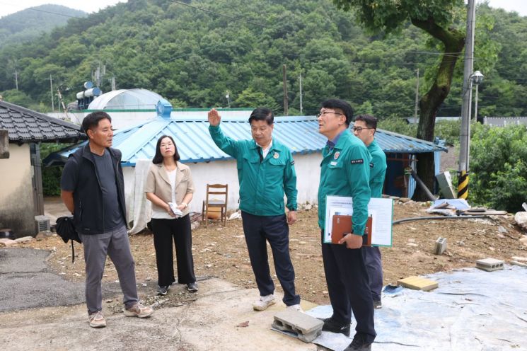 “인명피해를 막아라” … 이상근 경남 고성군수, 산사태취약지역·사방지 현장 점검