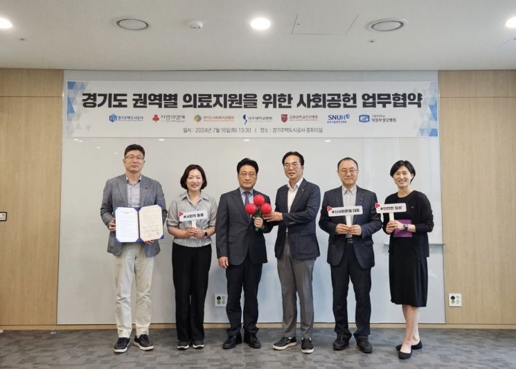 GH, 도내 취약층 의료지원사업 확대…6개 기관과 업무협약
