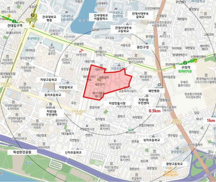 광진구 '자양1동 799 일대' 서울시 모아타운 대상지 선정