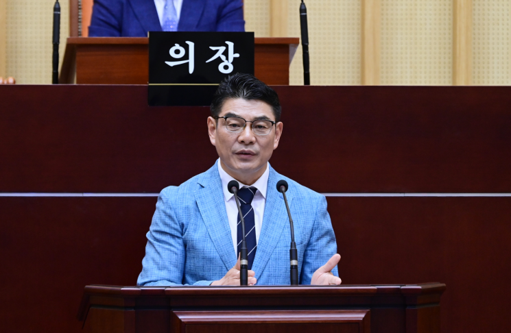김태진 서구의원 "상무지구 보행자도로 환경 개선 시급"