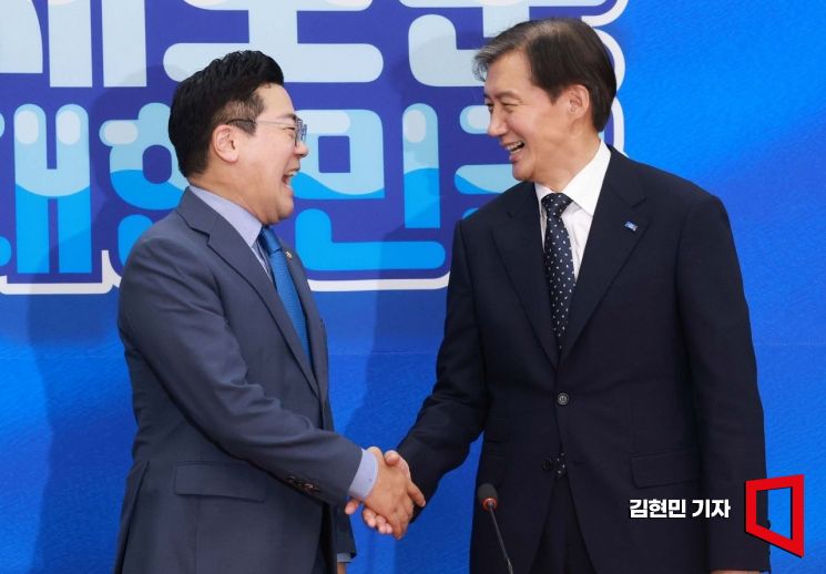 [포토] 박찬대 직무대행 찾은 조국 대표