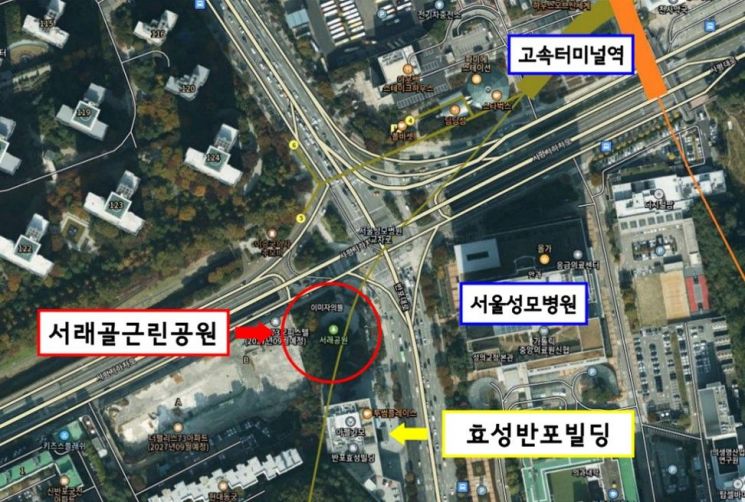 대상지 위치도 및 현황사진.