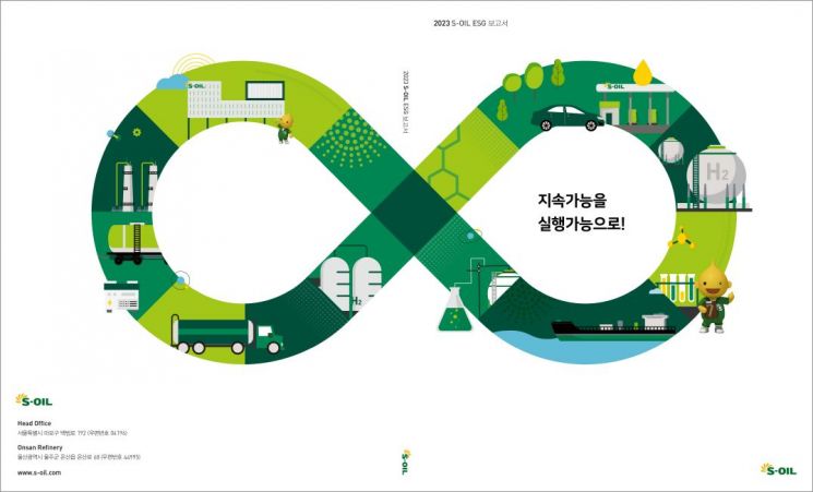 2023 S-OIL ESG보고서 표지.