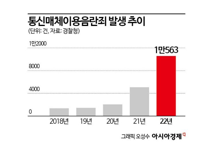 "노출 모델 하실래요?"…'통매음' 성범죄, 5년 새 8배 늘었다