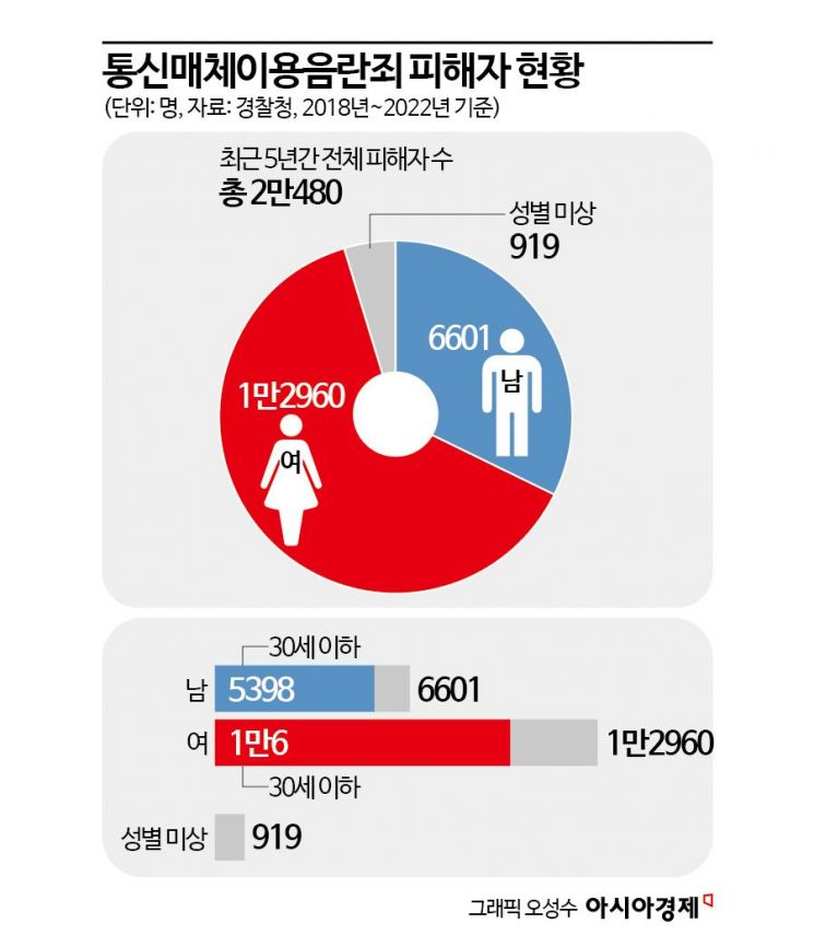 "노출 모델 하실래요?"…'통매음' 성범죄, 5년 새 8배 늘었다