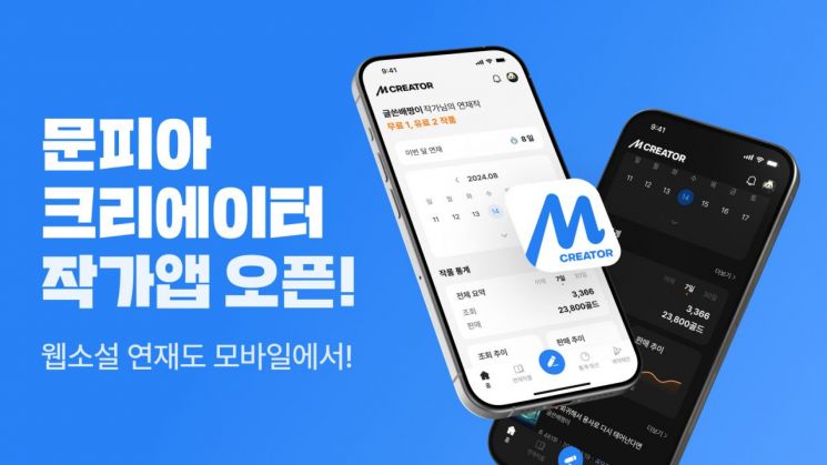 작품 관리부터 정산 내역까지 모바일로…'문피아 크리에이터' 출시