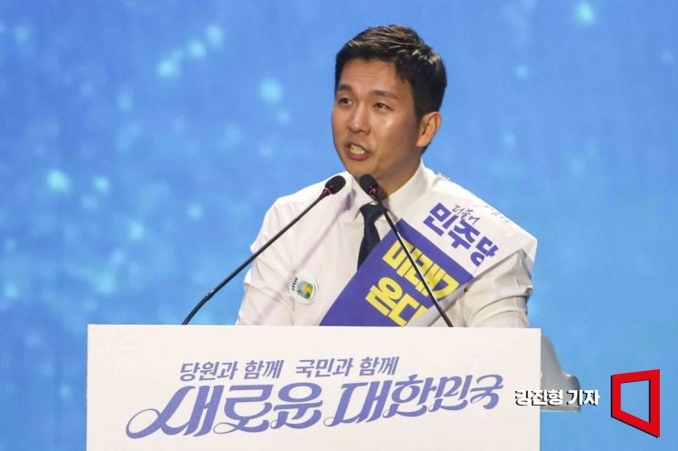 [포토] 정견발표하는 김지수 후보