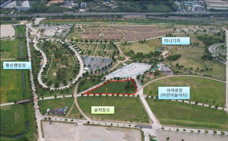 놀이시설 위치도.