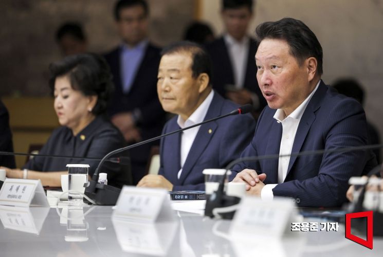 [포토] 발언하는 최태원 회장