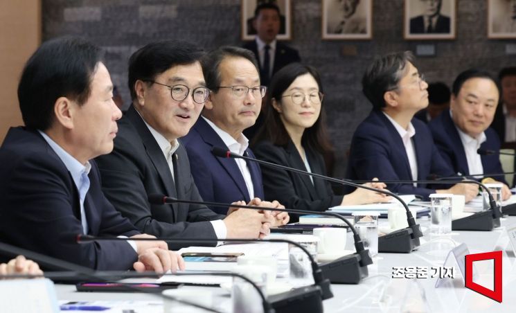 [포토] 우원식 국회의장 대한상의 방문