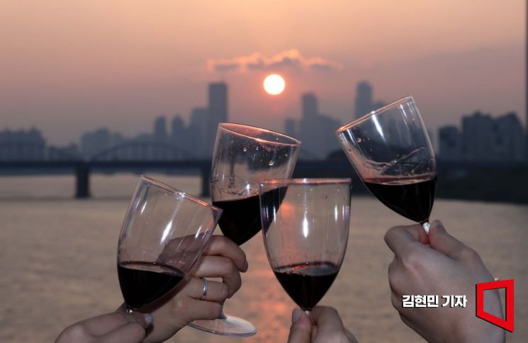 [포토] 한강에서 즐기는 와인 축제