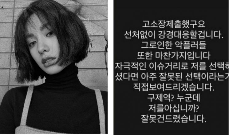"구제역 누군데? 나 잘못 선택했다"…나나, 악성루머에 고소장 제출
