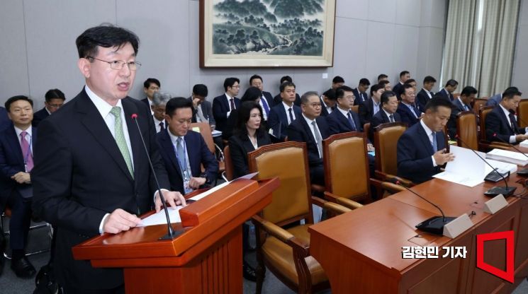 [포토] 국회 업무보고하는 성태윤 정책실장