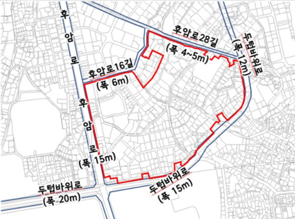 후암동 264-11 일대(가칭 동후암3구역) 위치도