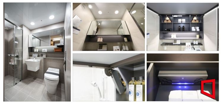 두산건설의 플랩욕실장(사진=두산건설)