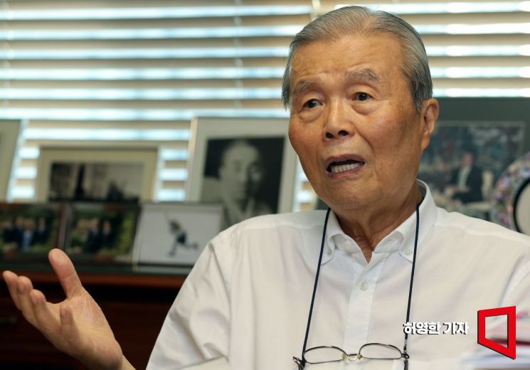 김종인 전 국민의힘 비대위원장. 허영한 기자 younghan@