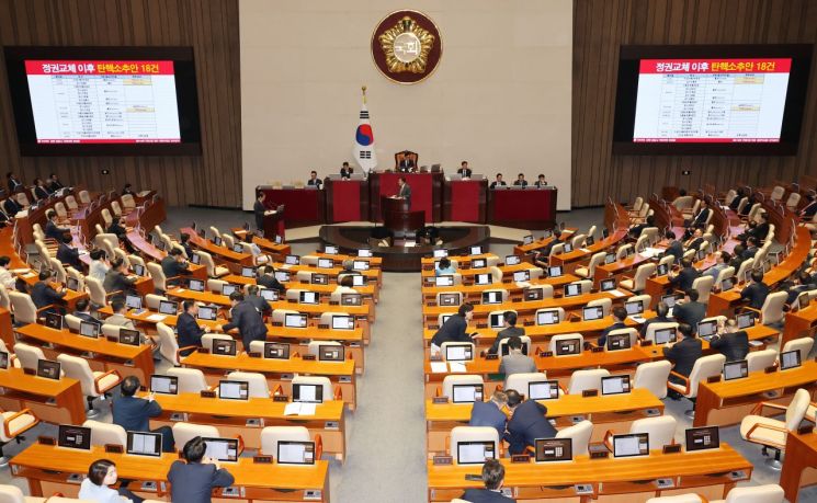 대정부질문 첫날부터 설전…與 "文 매관매직" 野 "김여사 황제조사"