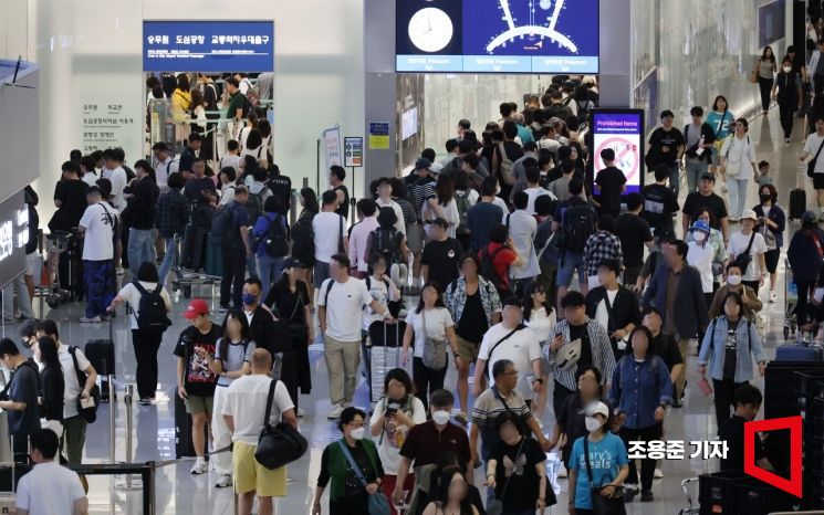 인천국제공항 제1여객터미널 출국장 자료사진. /사진=조용준 기자 jun21@