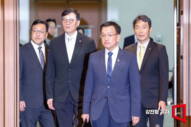 [포토] 거시경제금융회의 참석한 경제 수장