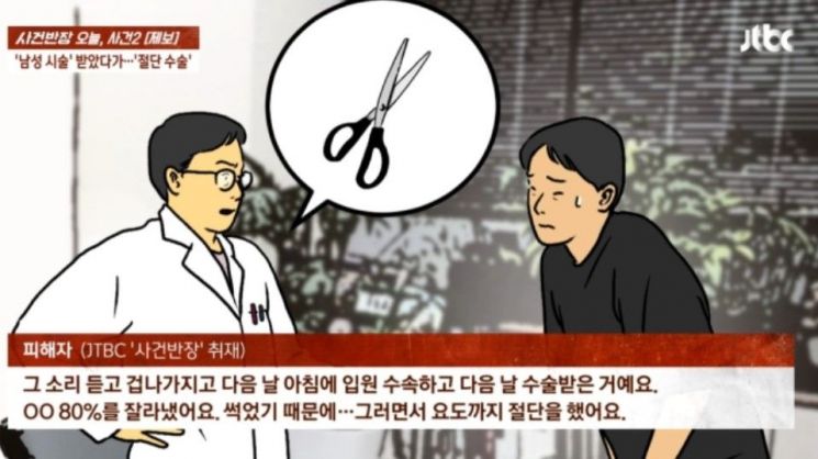 중요 부위에 '필러' 잘못 맞았다가 80% 잘라낸 남성