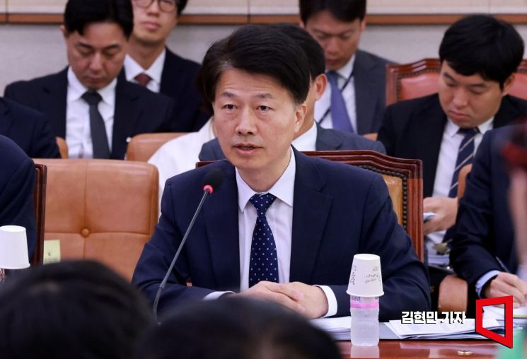 [포토] 법사위 답변하는 최달영 사무총장
