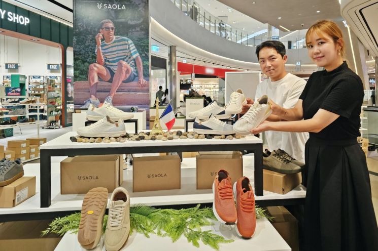신세계 센텀시티, 친환경 스니커즈 브랜드 ‘사올라’ 팝업스토어 열어