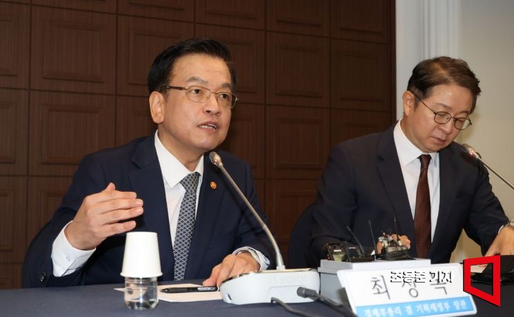 [포토] 최상목 경제부총리, 관훈토론회 발언