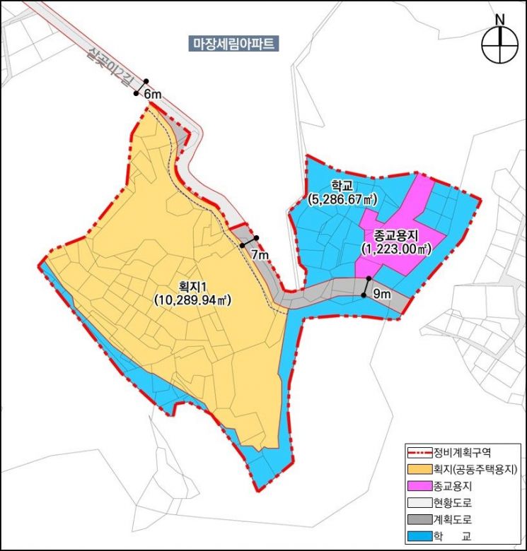 한양대 인근 성동구 마장동 382번지 일대 주택재개발 속도 낸다 