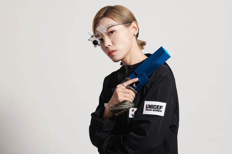 "엄마로서 책임감 느껴"…사격 김예지, 유니세프서 어린이 돕는다