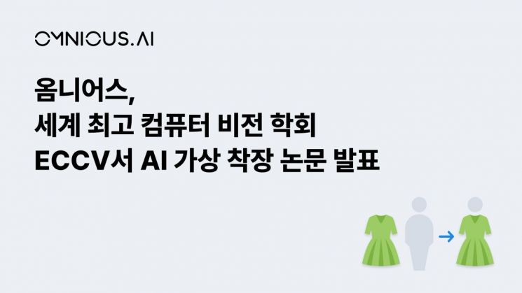 옴니어스, 세계 최고 권위 ‘ECCV’에서 의류 AI 기술 공개