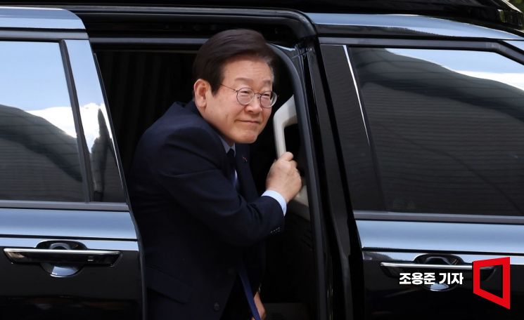 [포토] '위증교사' 혐의 결심공판 출석하는 이재명
