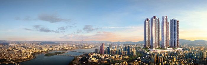 [여의대방 더마크원 광역조감도]