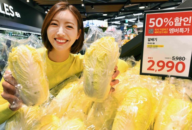 홈플러스, 배추 대체재 '알배기' 반값 기획전