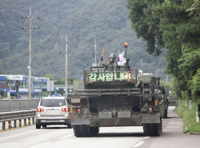 육군 제7기동군단, 대규모 기계화부대 실기동훈련 실시