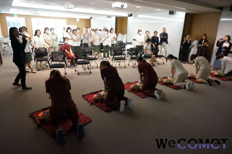 헬스케어 스타트업 '위코멧', 은평성모병원과 CPR 콘테스트 