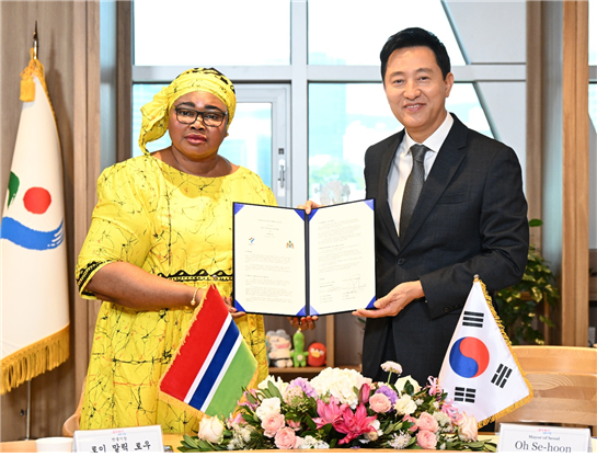 서울시, 감비아 반줄시 등 6개市 대중교통 혁신 MOU