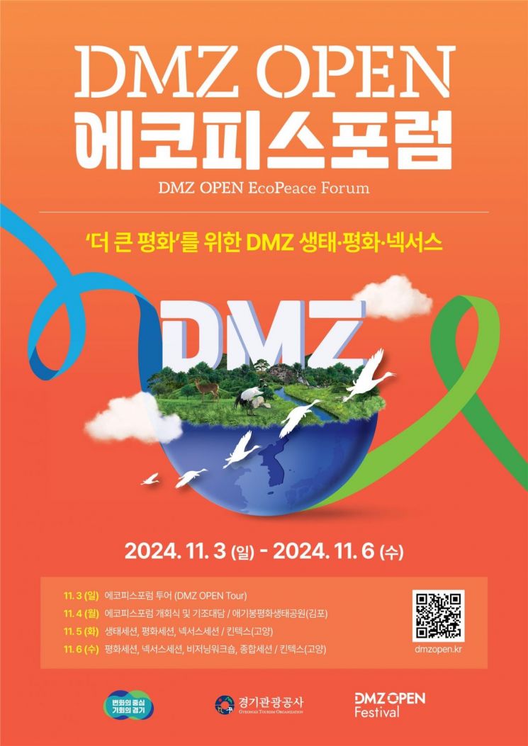 ‘DMZ 에코피스포럼(DMZ EcoPeace Forum)’ 포스터. ＜사진=경기북부청＞