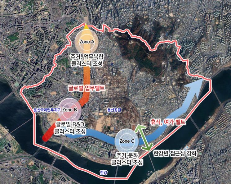 ‘경부선·경원선 용산구간 철도지하화·개발 기본구상안’ 나왔다