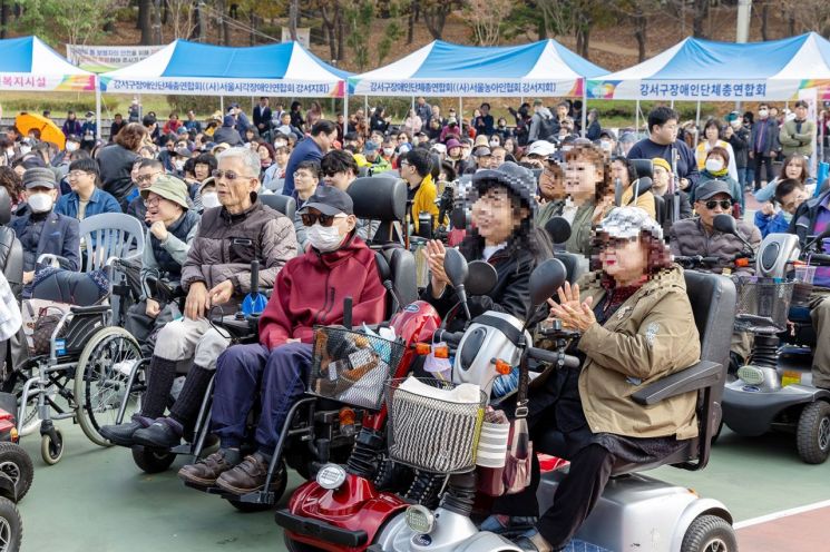 장애인 어울림한마당 모습. 강서구 제공.